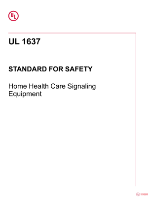 UL 1637 PDF